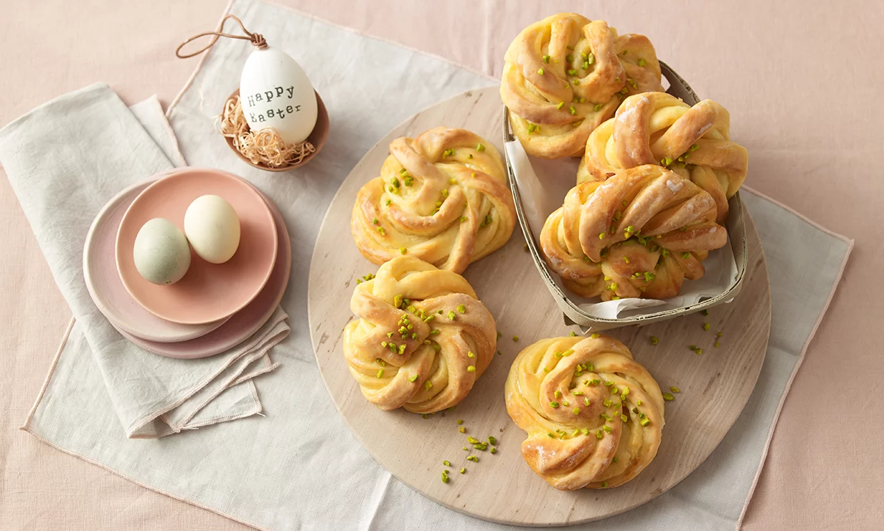 Citromos húsvéti koszorúk