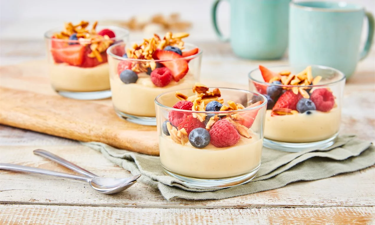 Vegán mandulapuding