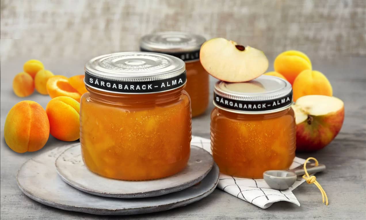 Sárgabarack-alma lekvár