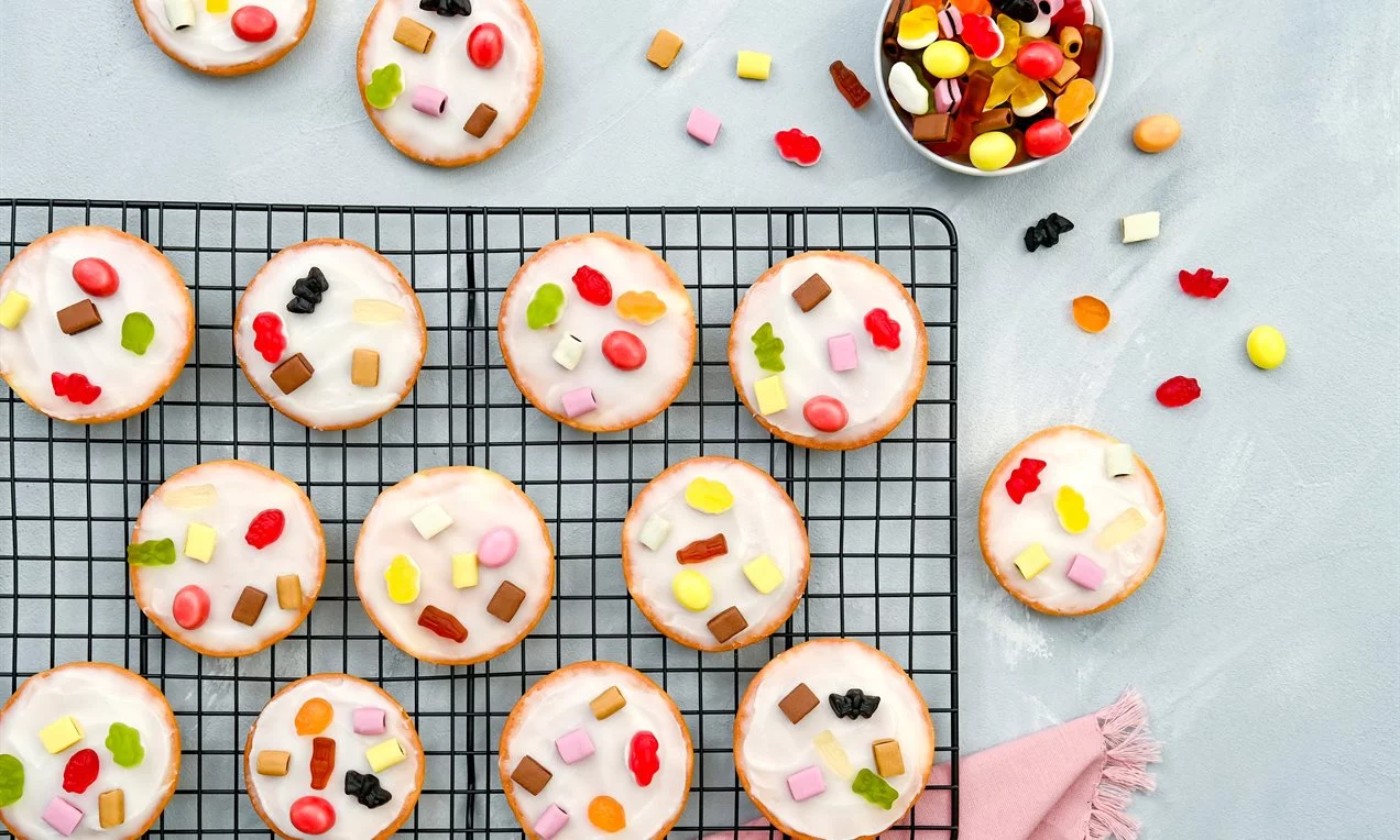 Amerikai kosárkák Haribo gumicukorral