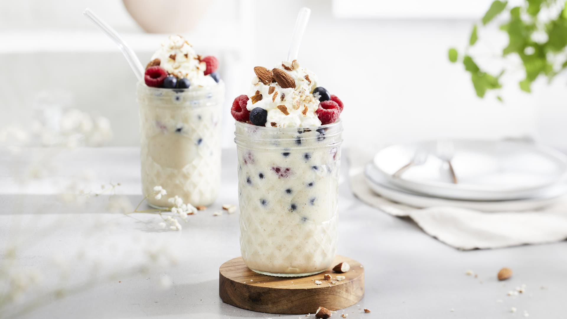 Vegán vaníliás-mandulás tejturmix