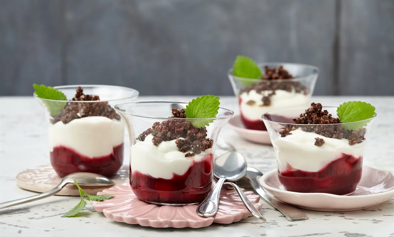 Vesztfáliai túrós pohárkrém