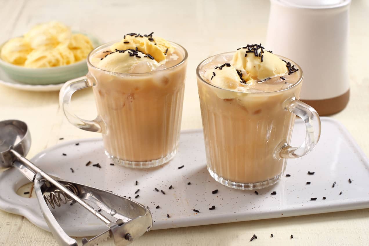 Vaníliafagyis jegeskávé