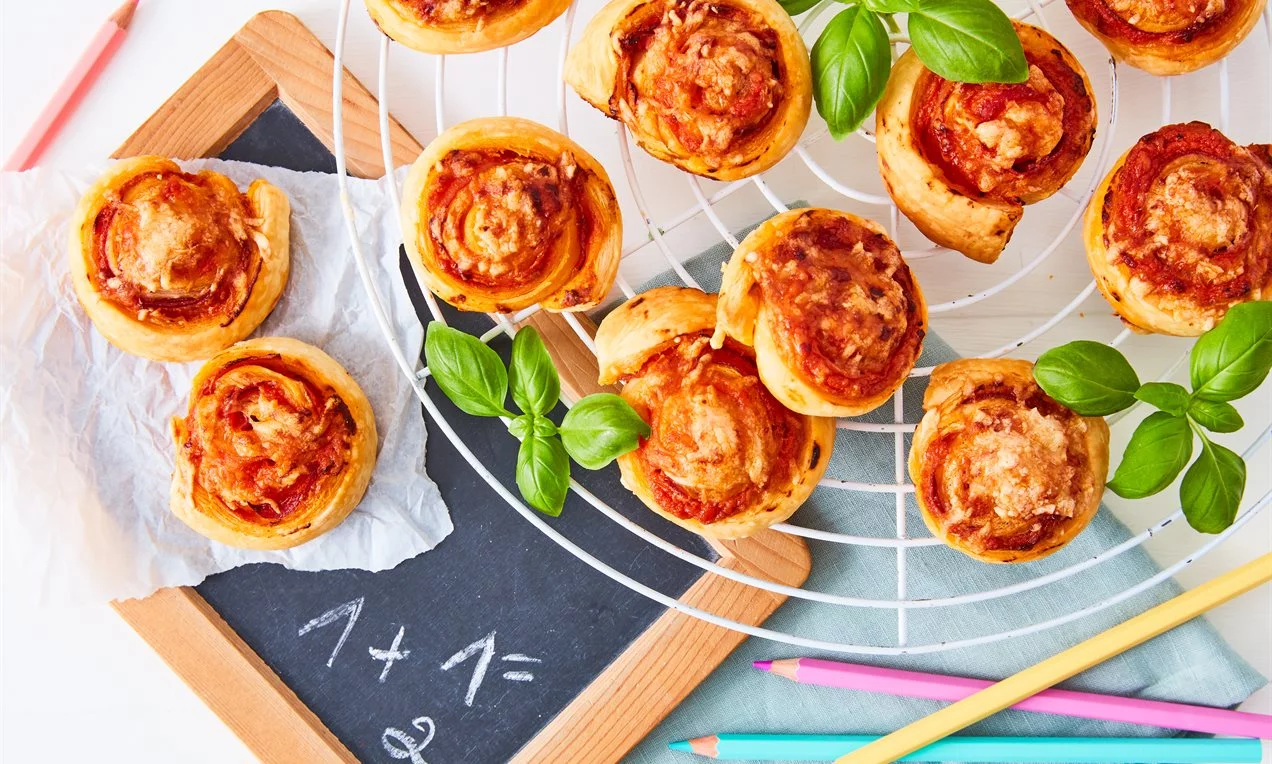 Pizzacsigák leveles tésztából