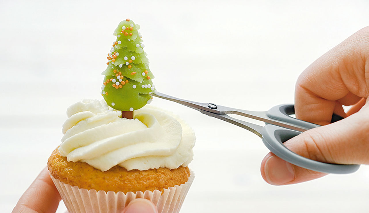 Marcipán karácsonyfa saját kézzel