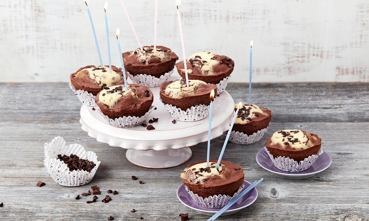 Csokis-sajttorta muffin