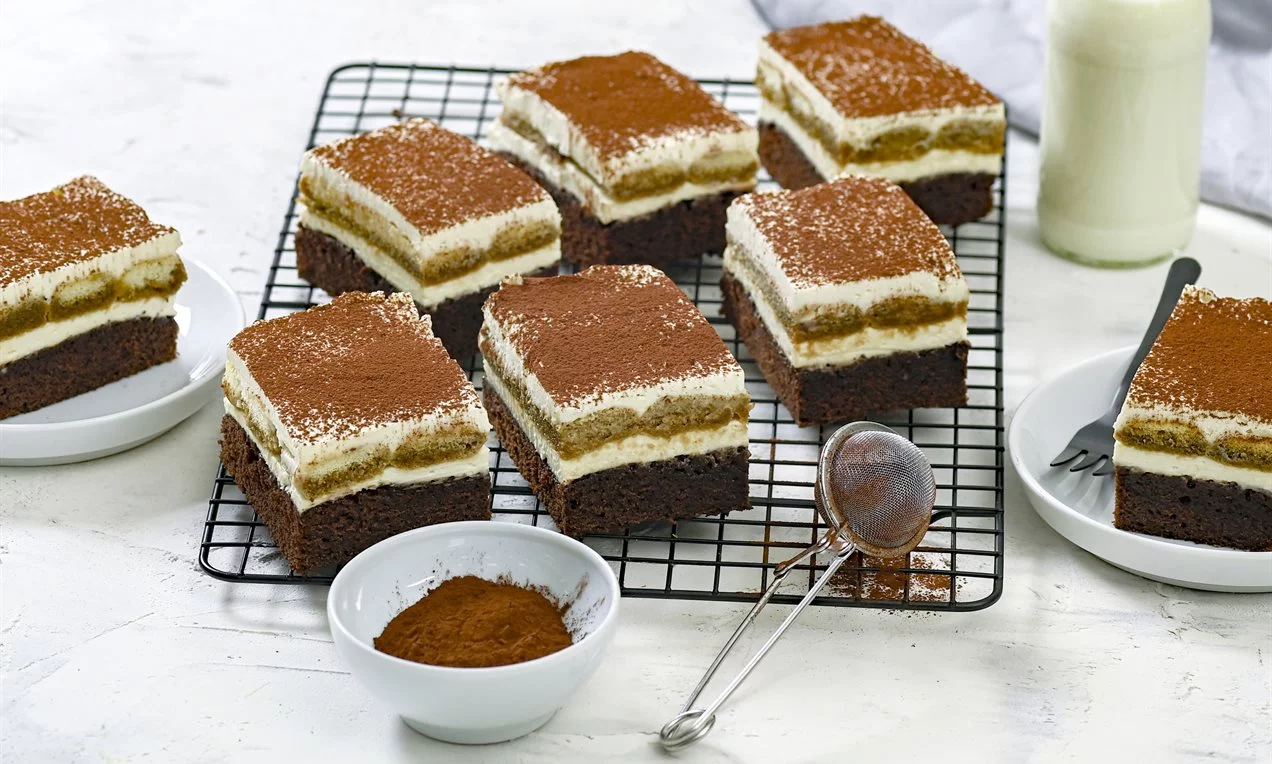Tiramisu brownies