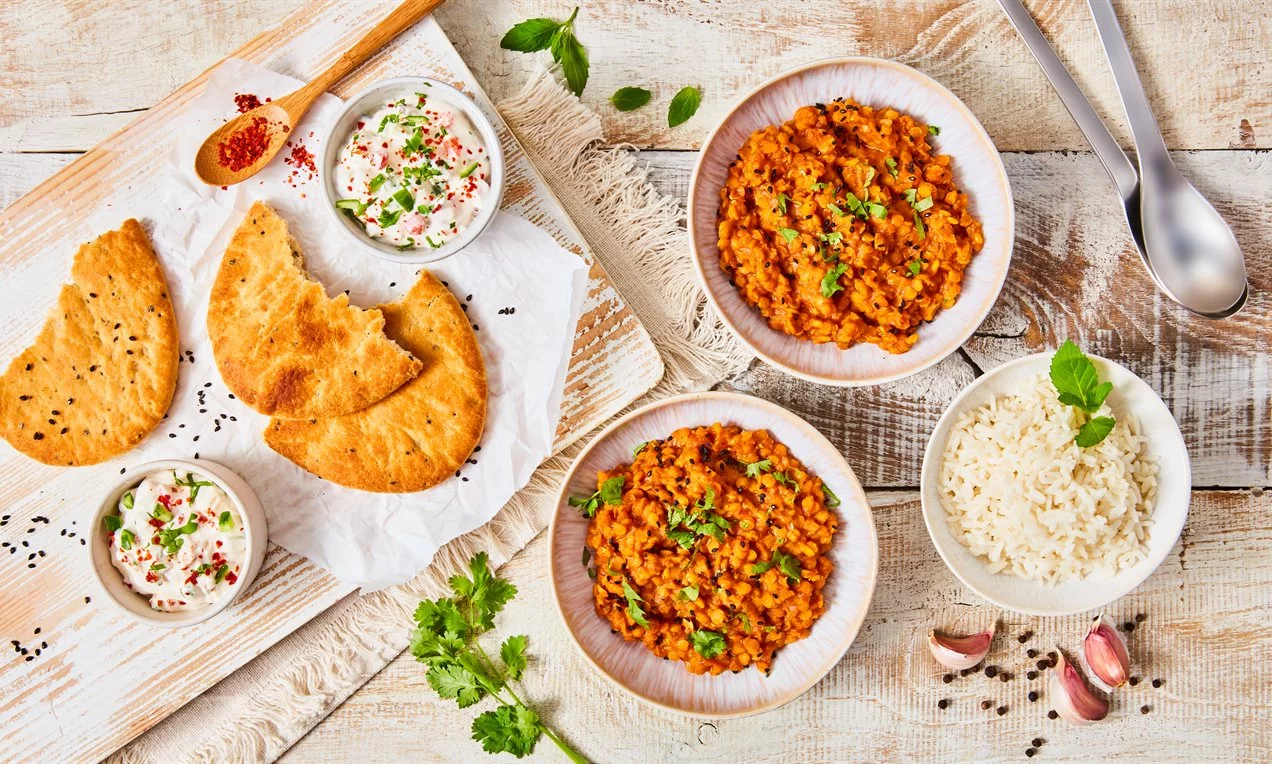 Vegán currys lencse