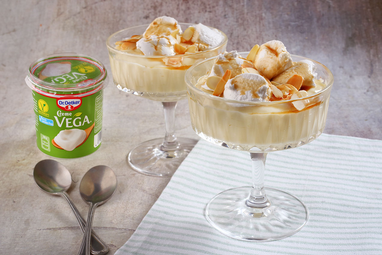 Vegán madártej pohárdesszert