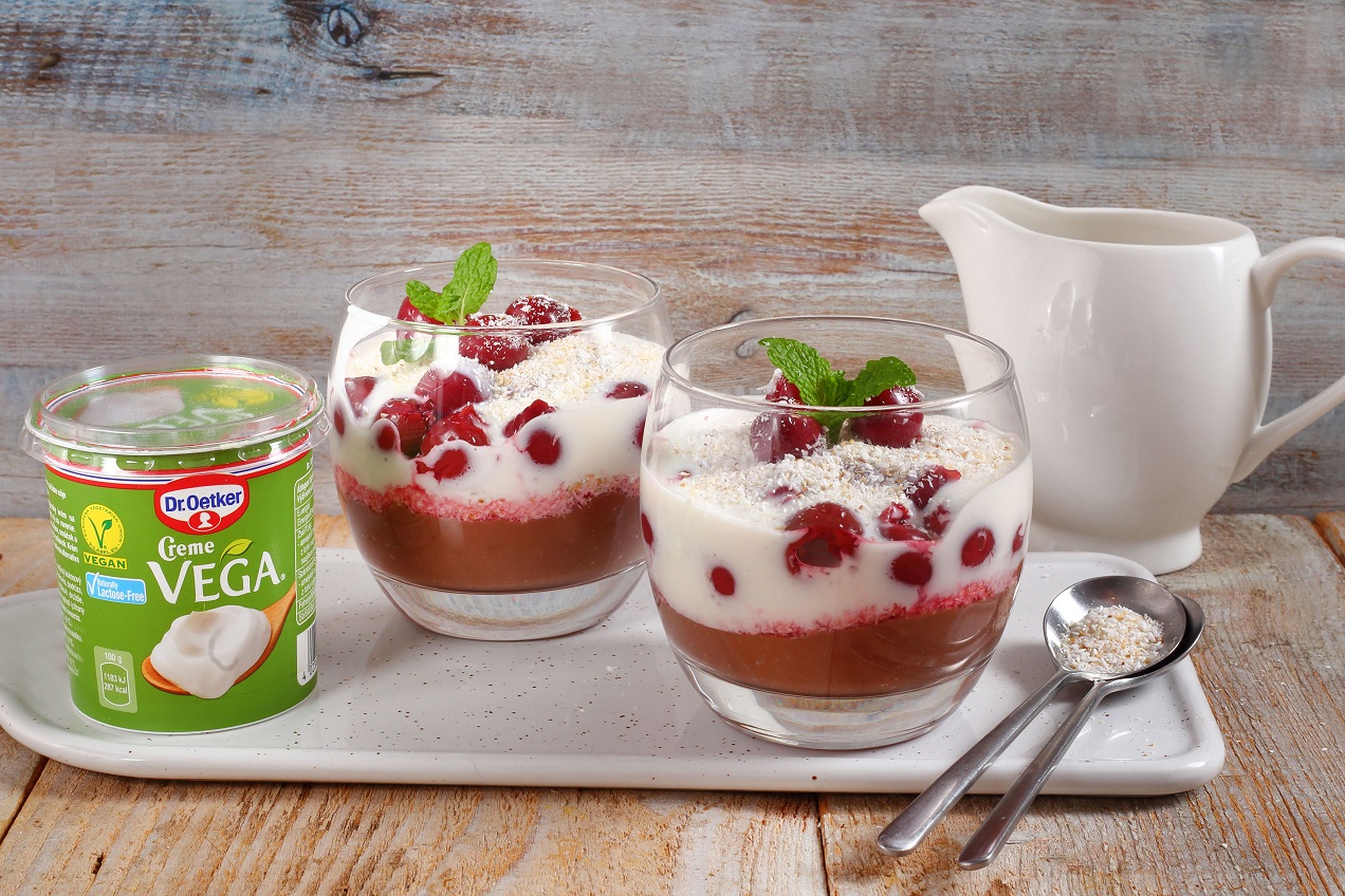 Kókuszgolyó pohárdesszert