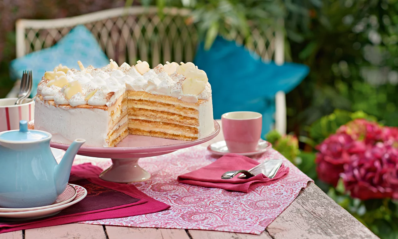 Fahéjas-almás torta