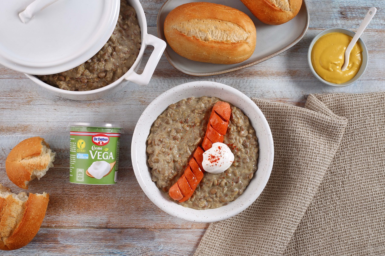 Vegán lencsefőzelék