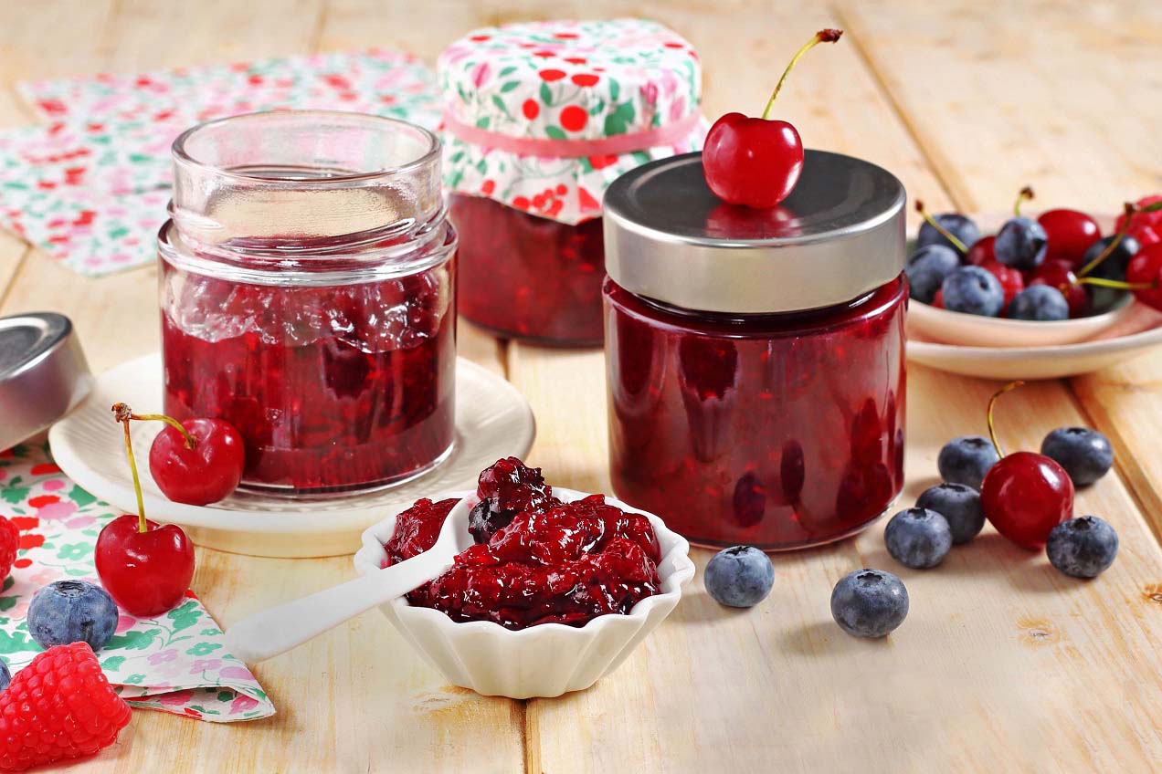 Vegyes gyümölcsös dzsem kevesebb kalóriával