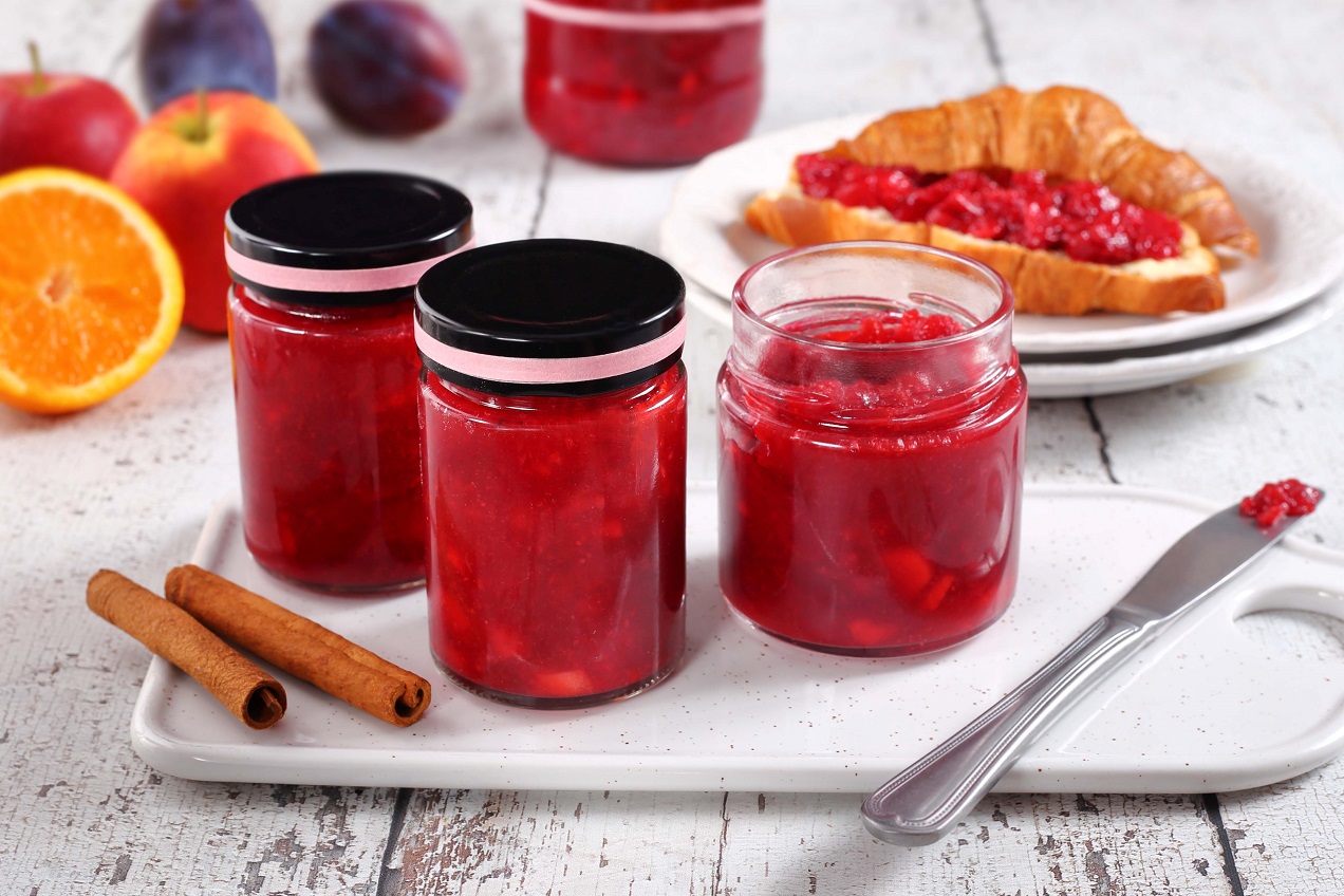 Narancsos-fahéjas szilva-alma dzsem