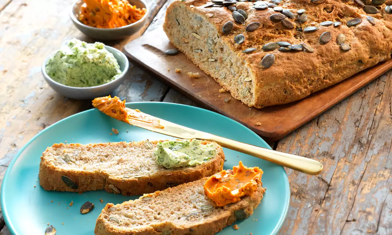 Rozsos-tökmagos kenyér