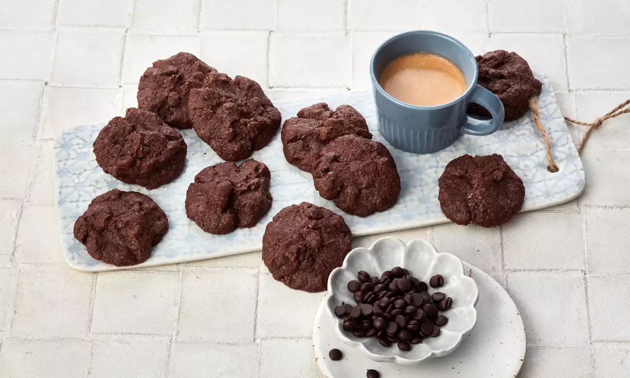 Ropogós csokis keksz