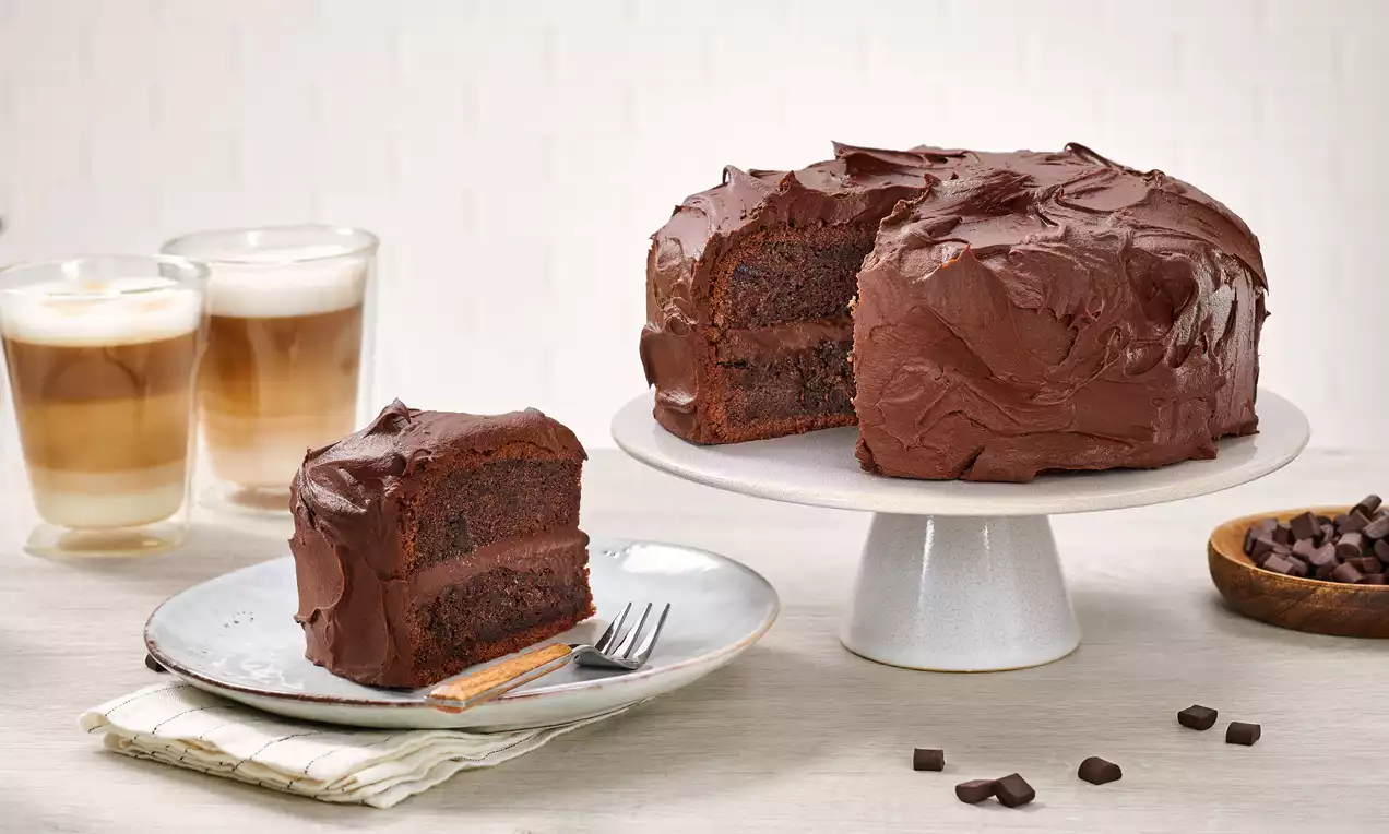 Csokoládétorta ganach-al