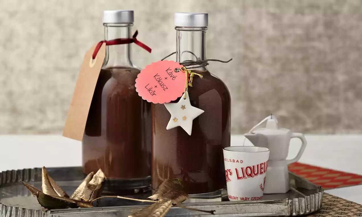 Gyors kávé-kókuszlikőr