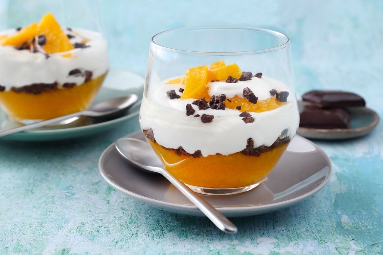 Barackos túródesszert