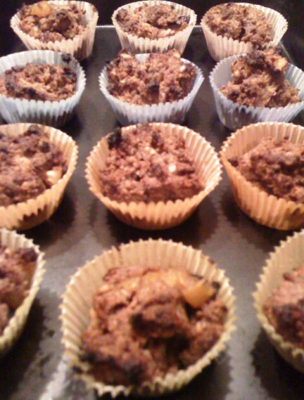 Diós-szilvás mini muffin (paleo)