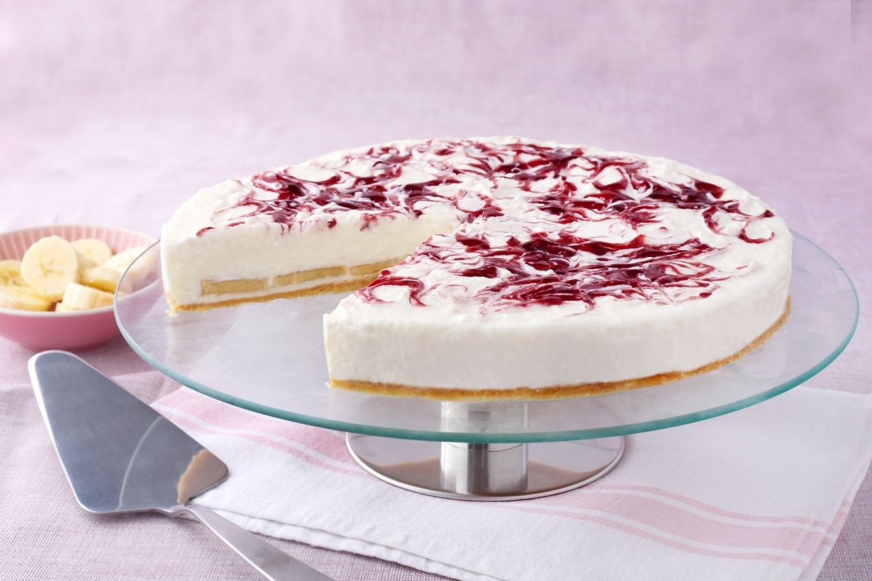 Banános joghurt torta