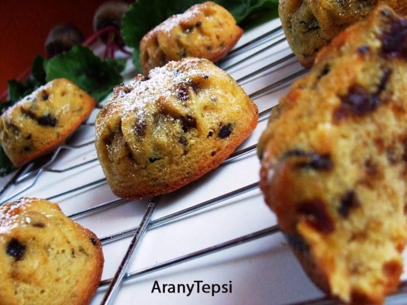 Céklás-étcsokis muffin