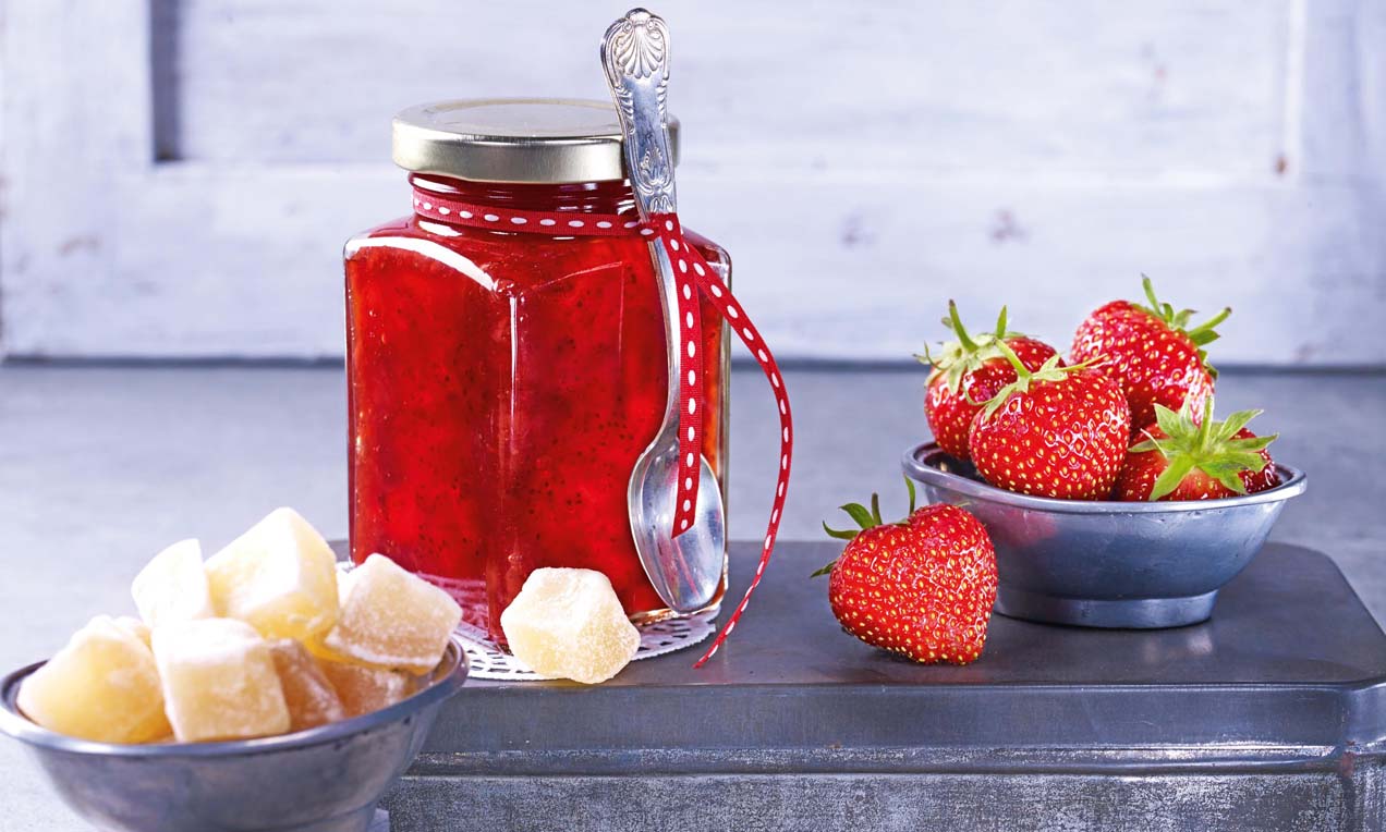 Gyömbéres eperdzsem