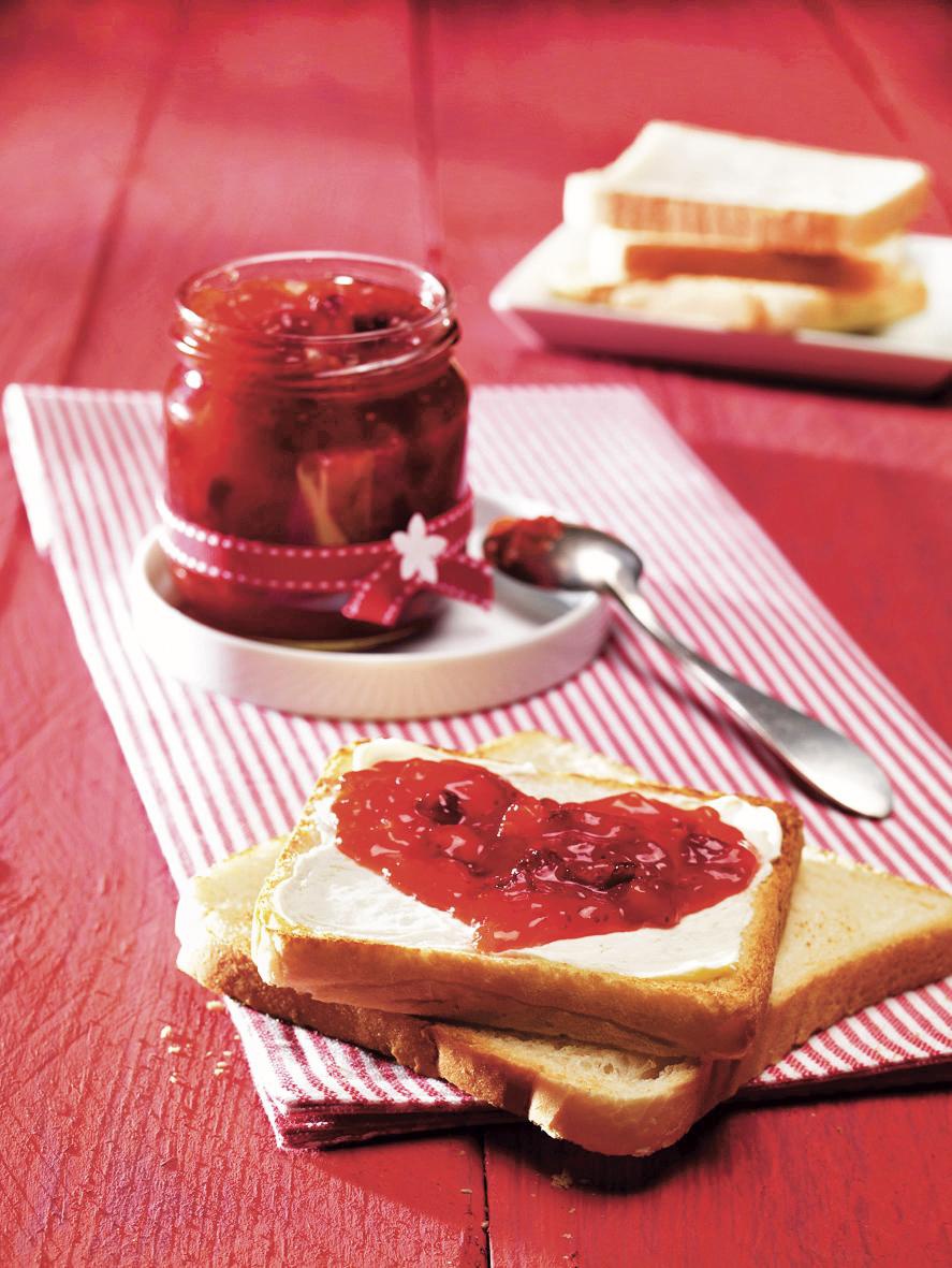 Eperlekvár vörös áfonyával – kevesebb kalóriával