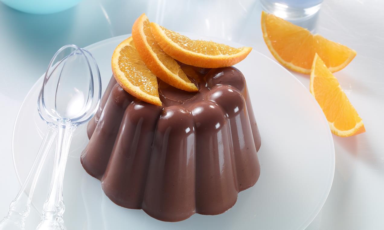 Étcsokis-narancsos puding